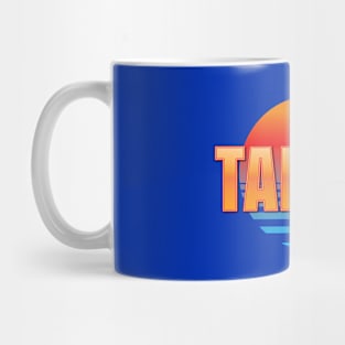 Tampa Florida Retro Sunset Mug